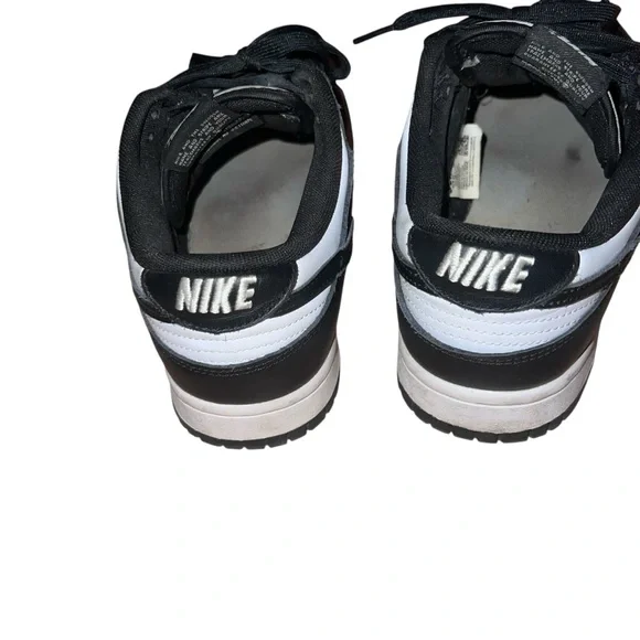 Nike Dunk Low – Black & White Men’s Sneakers Size 8.5 - Picture 5 of 17